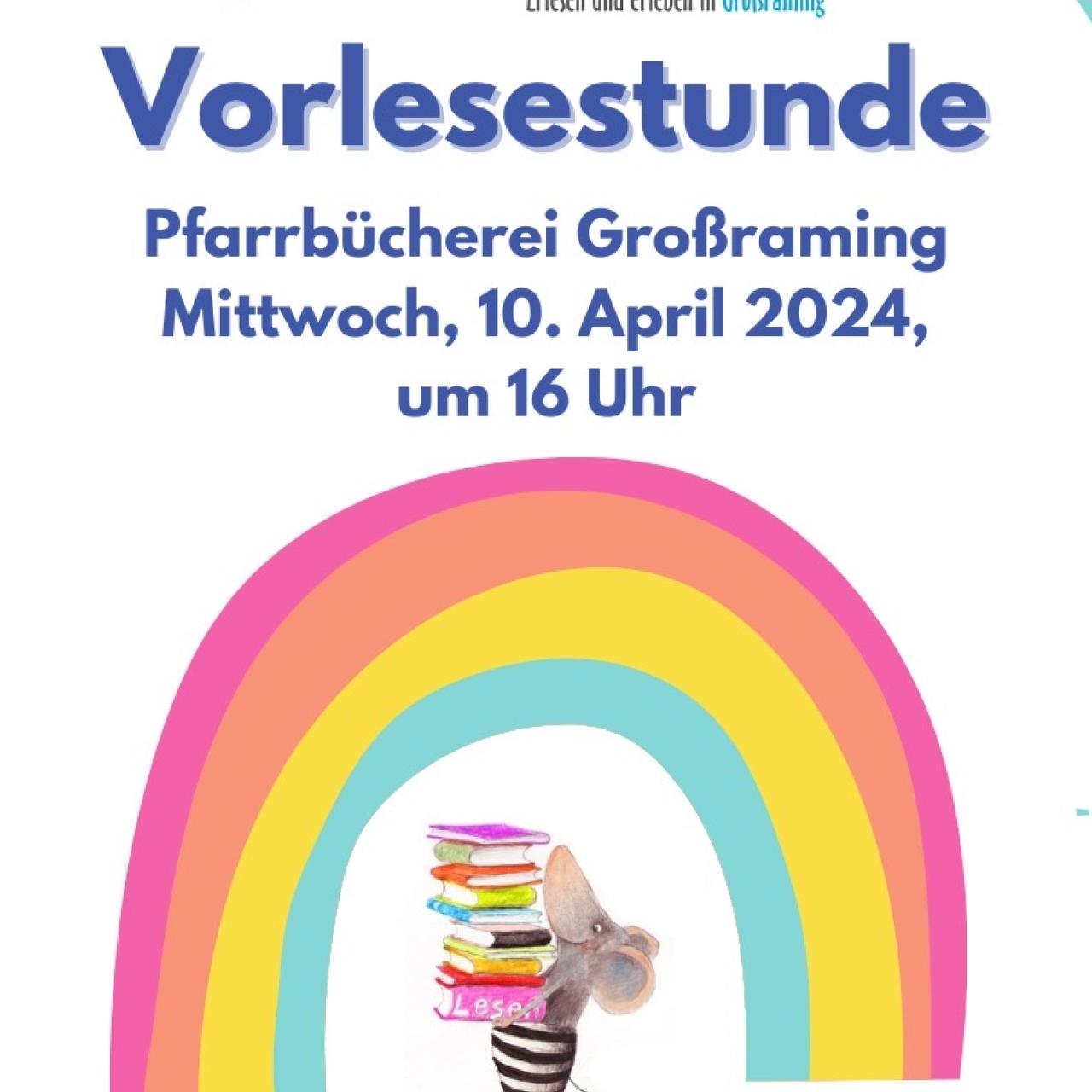 Vorlesestunde 10. April 2024 16 Uhr